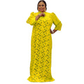 supply robe african long skirt women's fancy party lacedress big sale