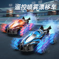 F1 remote control toy car - 360° universal joystick, all-around variable speed, rocket spray stunt racing f1 car