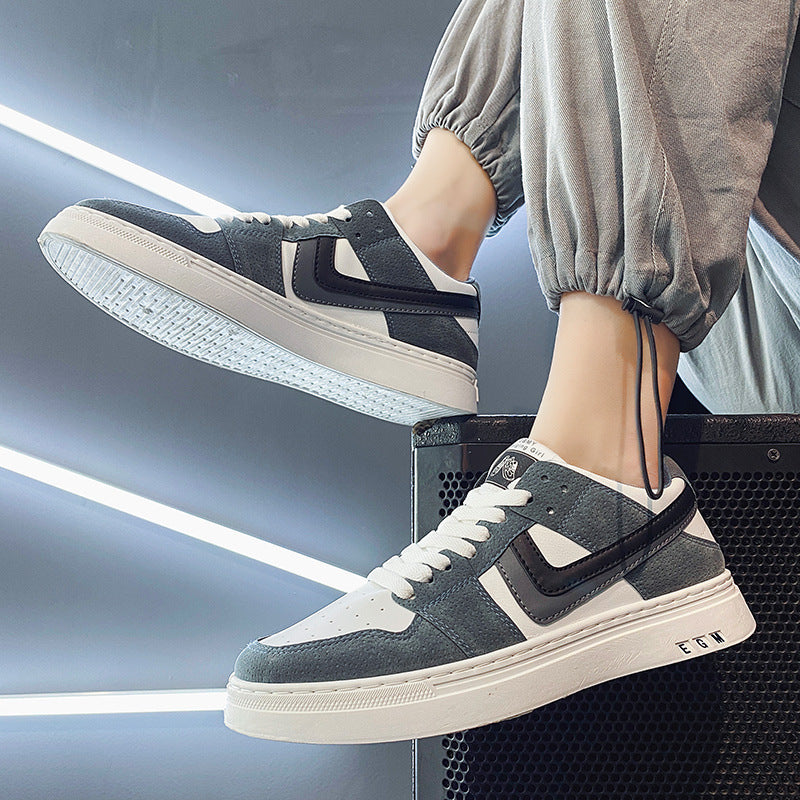 Aj men's shoes 2025 spring new arrival: trendy casual skate shoes, men's spring air force 1, korean style versatile fashion sneakers