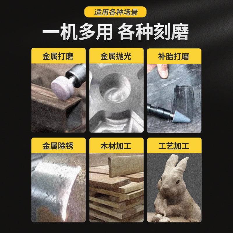 Aslan 90 degree engraving mill industrial right angle wood engraving elbow grinding sander 3mm6mm pneumatic polishing machine