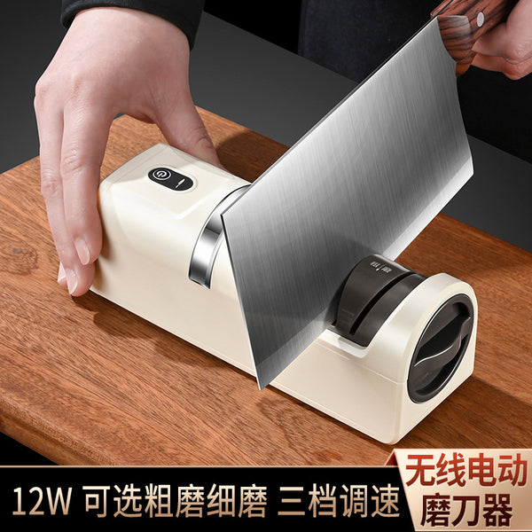 Wireless Electric Knife Sharpener Charging Multifunctional Small Automatic Sharpener Tools Household Kitchen Kitchen Knife Sharpener