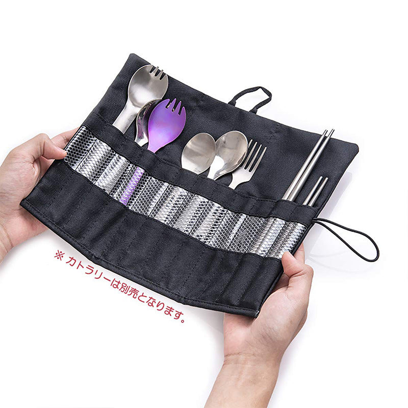 Outdoor cookware Camping equipment Tableware storage bag Picnic portable kitchen utensils BBQ tools Large capacity storage bag