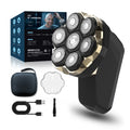 exclusive shaving head handy gadget men's variable speed electric shaver magnetic suction 7 blade shaving razor washable dual-use