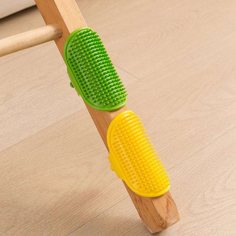 Cat Itcher Pet Table Legs Straps Silicone Corner Massage Kitten Scratch Board Itching Play Pet Supplies