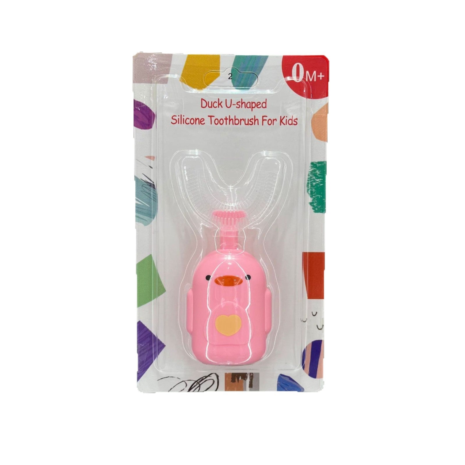 English card new manual children's U-shaped toothbrush silicone toothbrush baby mouth type oral cleaning manual U-shaped