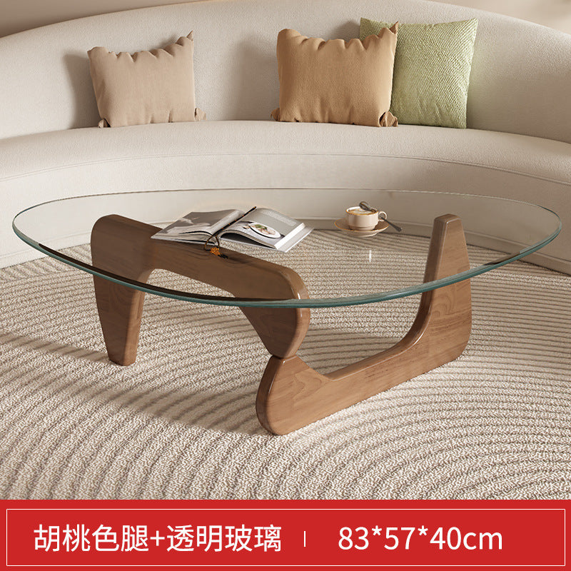 Glass coffee table creative popular coffee table living room for home small apartment modern casualaccessible luxurynormcore small table