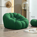 Rocburg internet celebrity bubble single lazy sofa sofa chair creative style living room casual chair pumpkin football sofa