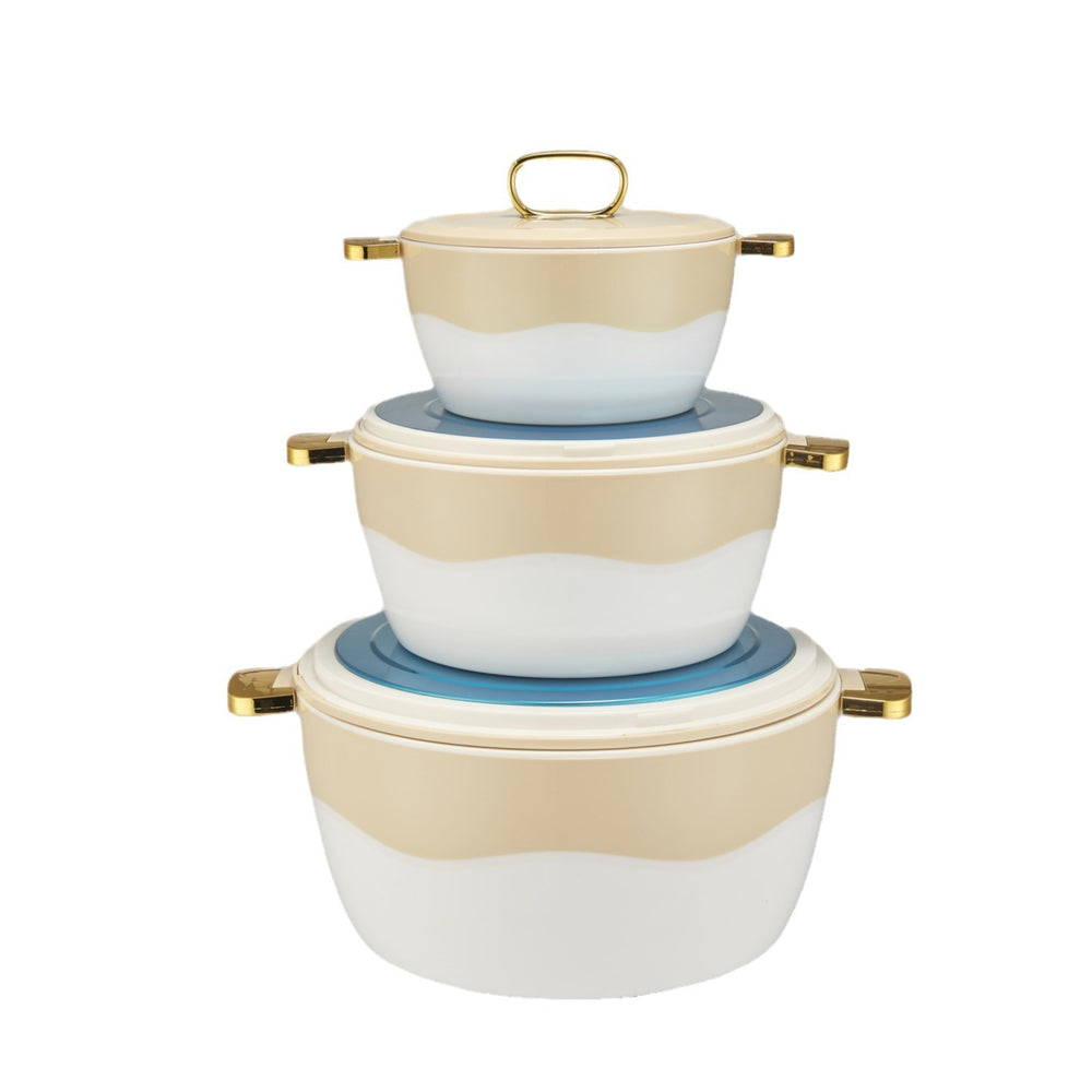 Direct from the factory: stainless steel insulated food containers for cross-border e-commerce. includes a large-capacity insulated pot and a three-piece kitchenware set