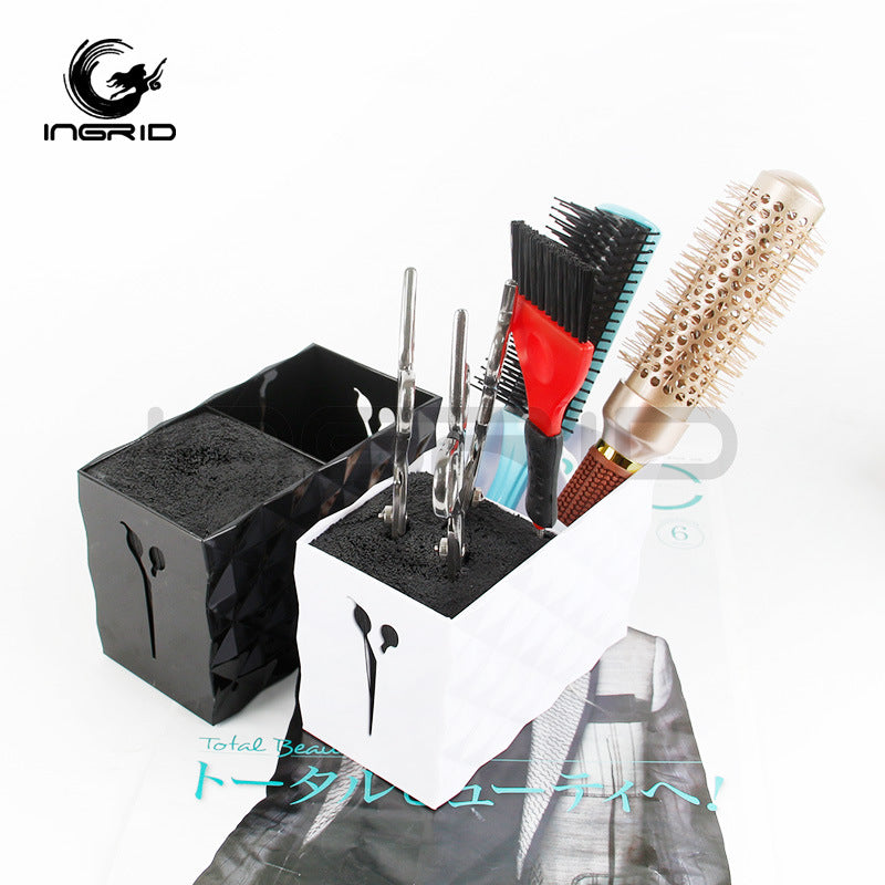 Multifunctional scissors, comb, socket box, special hair cutting tool storage box for hair salon, non-slip hair storage, scissors box.