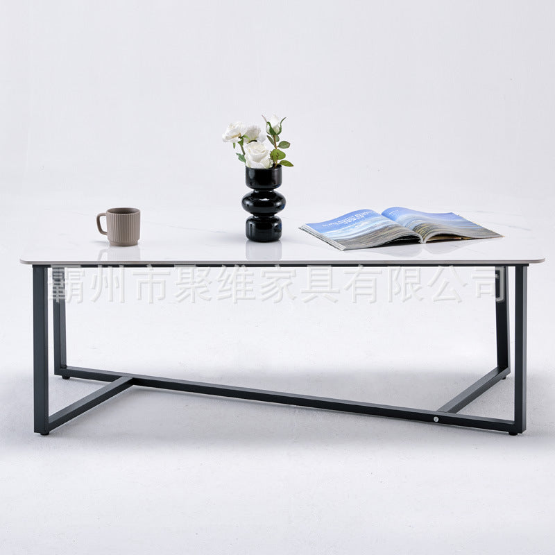 Italian style coffee table, minimalist modern living room creative rock slab tea table dining table, geometric coffee table - perfect for small spaces