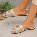 Women's summer flat sandals & slippers -  new arrivals: plus size, minimalist, single strap, everyday commute, fashionable footwear