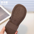 Vancahao girlfashion boots fall and winternew arrivalk-stylekids british styleboots two cotton trouser leather