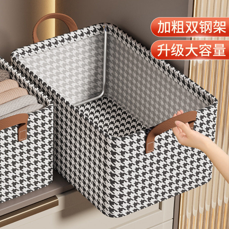 Qiandongge steel frame clothing pants storage box drawer type multi-functional dormitory whole clothing cabinet clothing storage box