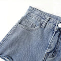 girls' spring/autumn denim pants: new styles for mid-to-large children, loose-fit casual straight-leg trousers, stylish and versatile wide-leg pants for kids