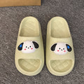 Women's eva slippers - summer outdoor wear, cartoon design, indoor bathroom bathing, non-slip thick sole, home couple slippers - "cloud-like comfort"
