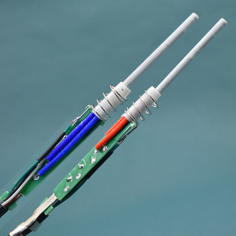 Electric soldering iron welding table handle 1321 Soldering iron handle High temperature resistant silicone plug-in heating core handle 5 pins and five holes