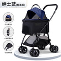 Inlair pet stroller - foldable dog and cat carrier for small breeds like poodles - lightweight pet stroller for amazon pet stores