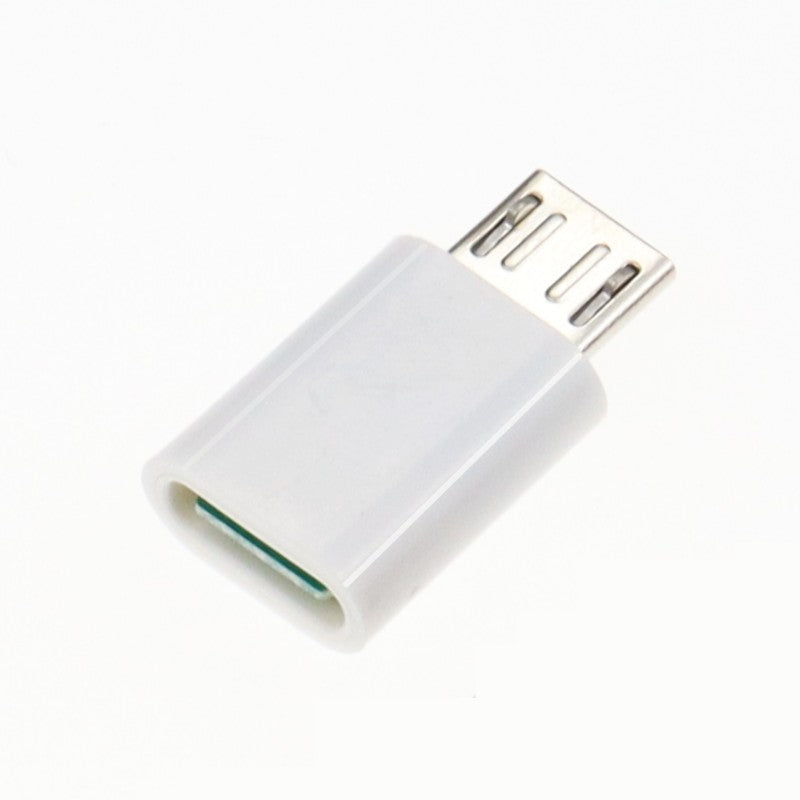 Type-c female to micro usb adapter for phone charging and data transfer, v8 converter with tpc interface, 5-pin android otg