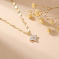 Amazon cross-border horseshoe pendant necklace sunflower clavicle chain 2026 new fashion women's jewelry