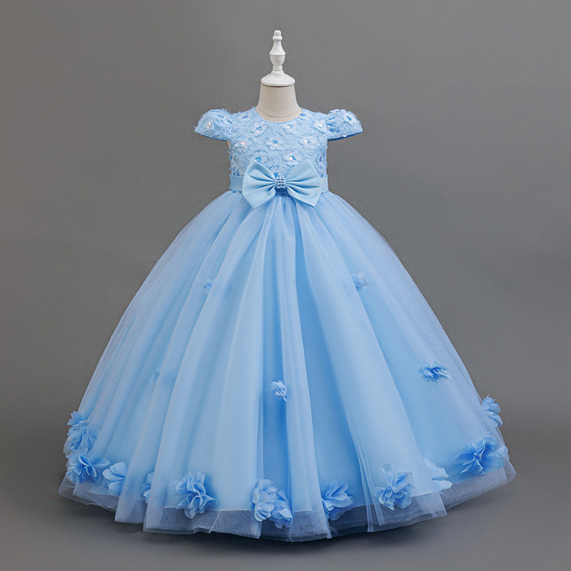 Children's dresses: flower girl dresses, princess dresses, mesh evening gowns for girls, wedding dresses, runway & performance costumes