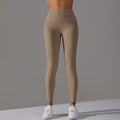 Big sale no embarrassing line high waist sports tights thickened thin velvet nude yoga pants hip lift leg lengthening fitness pants