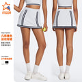 New arrivalfashion tape sports short skirt high waistslimming look tennis skirt breathable a-line running silm yoga short skirt for women
