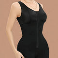 European and american style seamless bodysuit shapewear - zipper crotch, enhanced support, tight fit, tummy control, butt lift, high-waisted for women