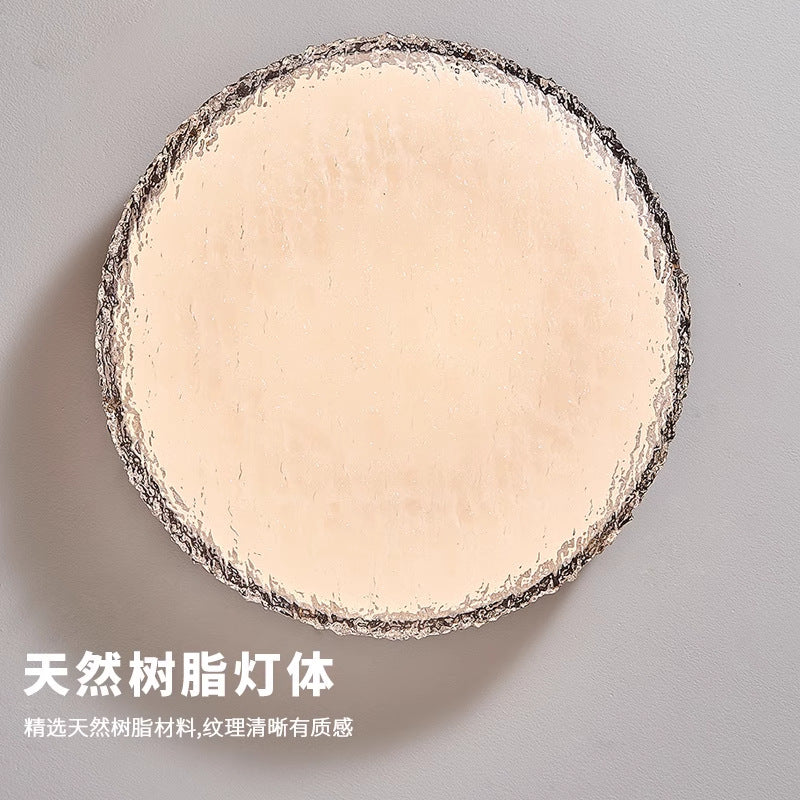 Italian minimalist living room glacier ceiling light modern simple rectangular resin light high-end sense Zhongshan lighting