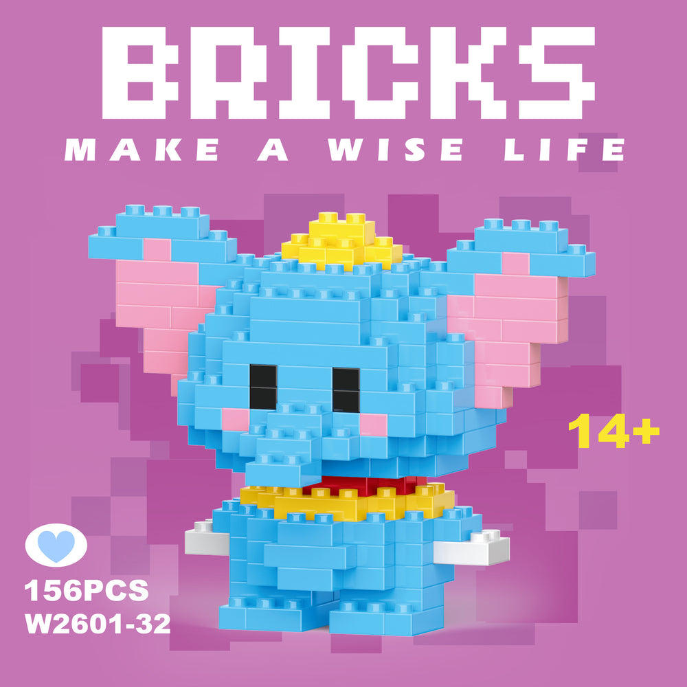 Compatible with lego bricks, children's educational blind box figurines, assembly toys, gifts, micro-pellet building blocks for boys and girls