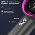 S001 hot model handheld small fan usb charging 100 levels digital display mini high speed handheld turbine violent fan