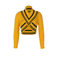 e-commerce supply  hot-selling v neck women's sweater sexycut outshortknitting women's tops