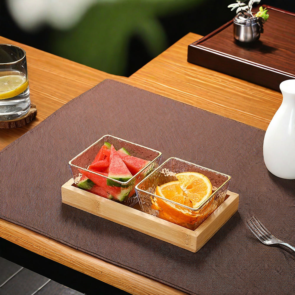 Fruit platter bar ktv snack platter acrylic snack plate melon seed plate divided grids dried fruit plate suit restaurant commercial