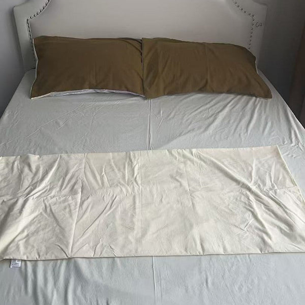 Treated water color matching four-piece set [dirty on the sheets] Leak detection price 65 yuan free shipping does not support return or exchange