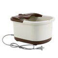 Heated foot bath basin - foldable, automatic, thermostatic electric foot massager - perfect for home use or gifting