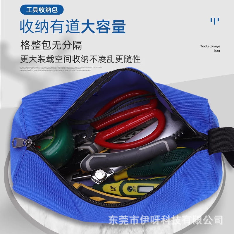 Multi-purpose tool organizer bag - waterproof tool pouch for hardware, wear-resistant parts, plumbers, and electricians