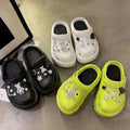 Baotou shoes heightenedthick solecute crocs women's summer slippers crocs diy accessories non-slip 2025new arrival