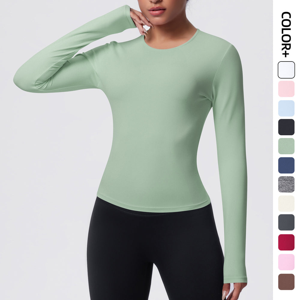 New casual sporty t-shirt - slim fit, quick-dry, breathable yoga top for women - perfect for running, training, and fitness