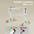 Aluminum alloy baby crib - portable, convertible, multi-functional, foldable, seamless splicing, baby rocking bed