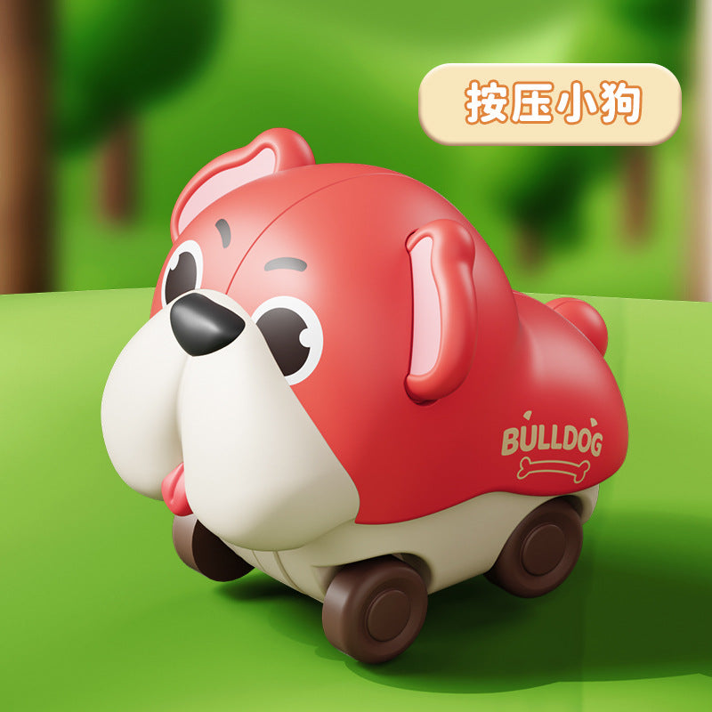 【carefully selected】kids' educational & fun toy car - press-and-go cartoon animal design - perfect gift for boys & girls, ideal for kindergarten