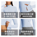 Fall and winternew arrival yoga sports jacket silmoutwear tight sports tops training running fitness clothing outwear women