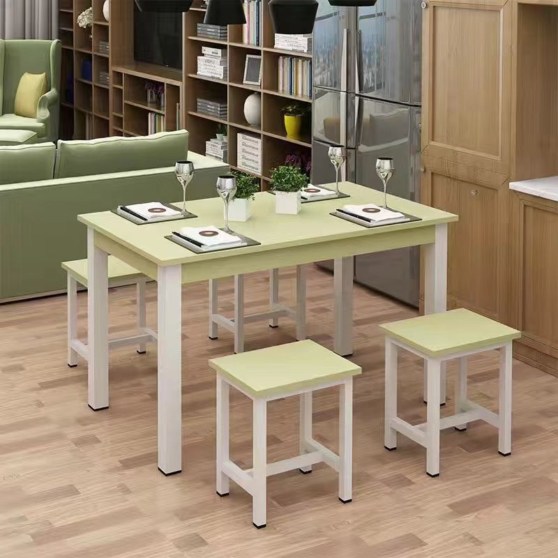 Dining table and chair combination snack bar restaurant fast food restaurant casual breakfast shop rectangular restaurant noodle shop dining table