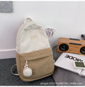 Backpack corduroy fabric is thick, soft and not easily deformed casual travel outing mommy bag girls backpack