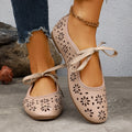 new arrivalretro style cut out woven flatstie backcasualflatsflatsplaid crocs doudou shoes for women