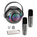 Dark gray (dual microphones) + u disk accompaniment + surround bass