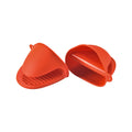 Fabric oven mitts - washable kitchen gloves for pots, pans, and grilling