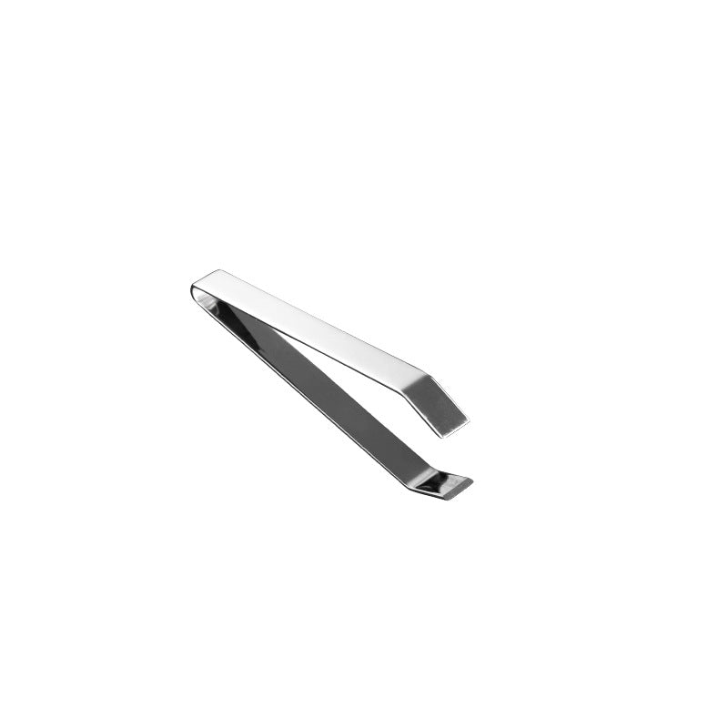 304 stainless steel slant tip tweezers - multi-purpose kitchen tool for removing hair, feathers, and fish bones. also available in 430 stainless steel flat tip tweezers