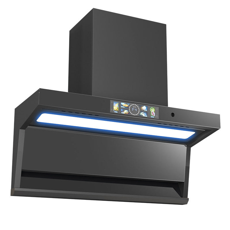 Wholesale xinfei range hood for home kitchen large suction free disassembly and washing small 7-shaped top side double range hood