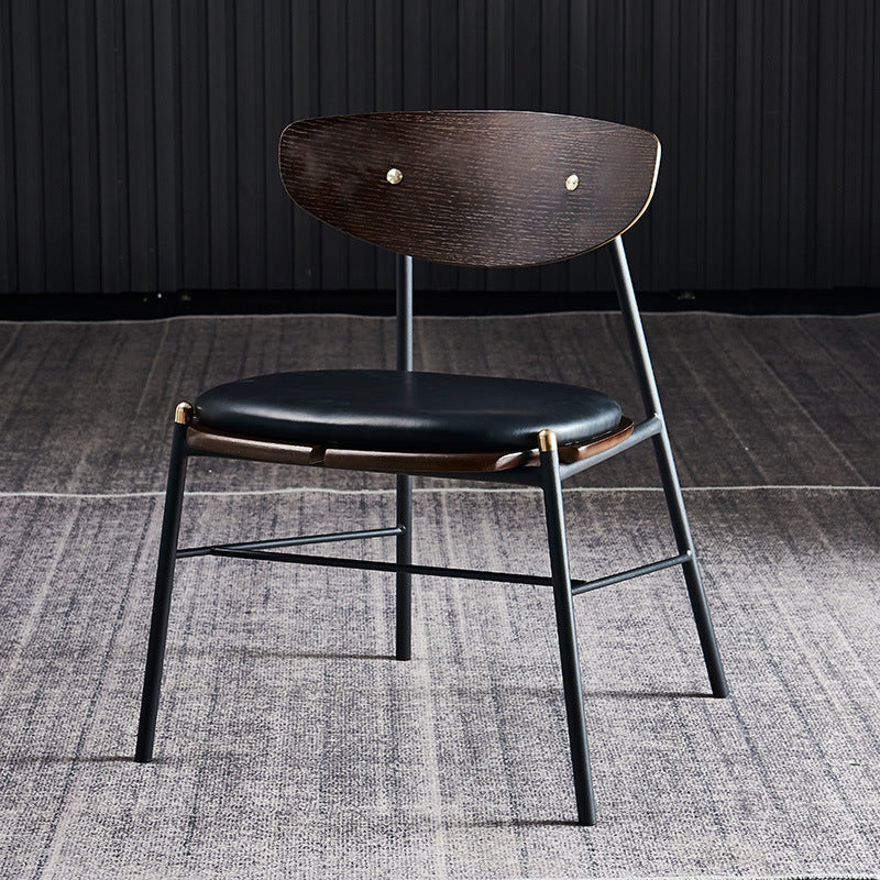 American industrial style loft chair designer creative personality retro furniture iron chair cafe casual back dining chair