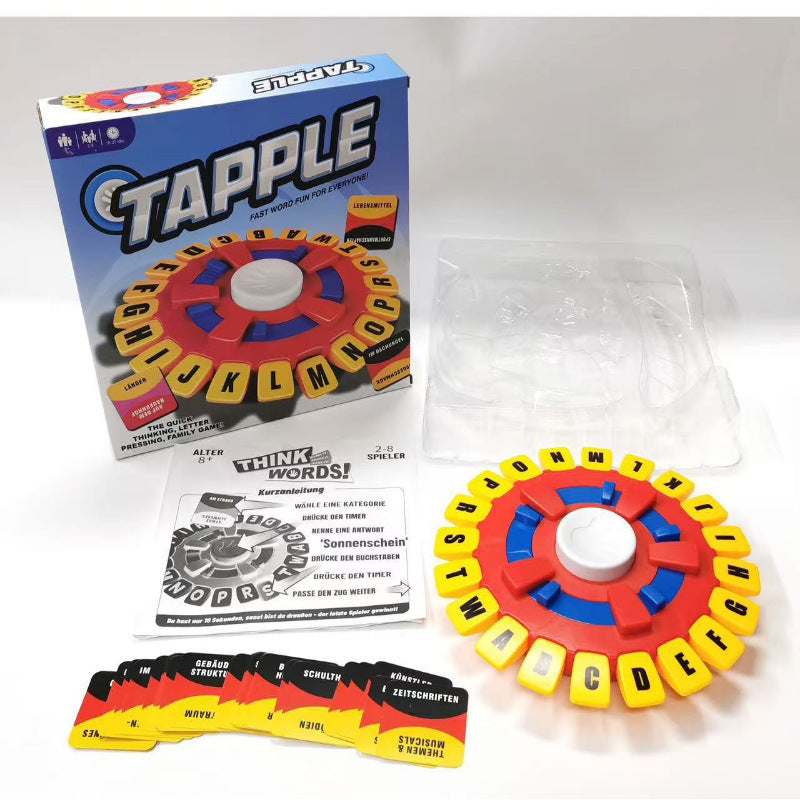 export children's crazy alphabet game fast-paced family board game puzzle toy wholesale