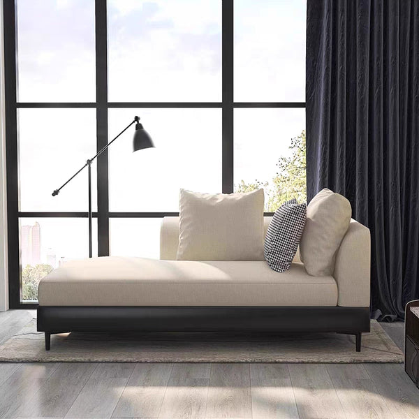 Nordic fabric sofa bed, bedroom concubine couch, living room, small apartment, double concubine seat, modern simple lazy sofa